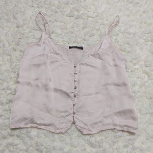 Silky Brandy Melville Cropped Tank
